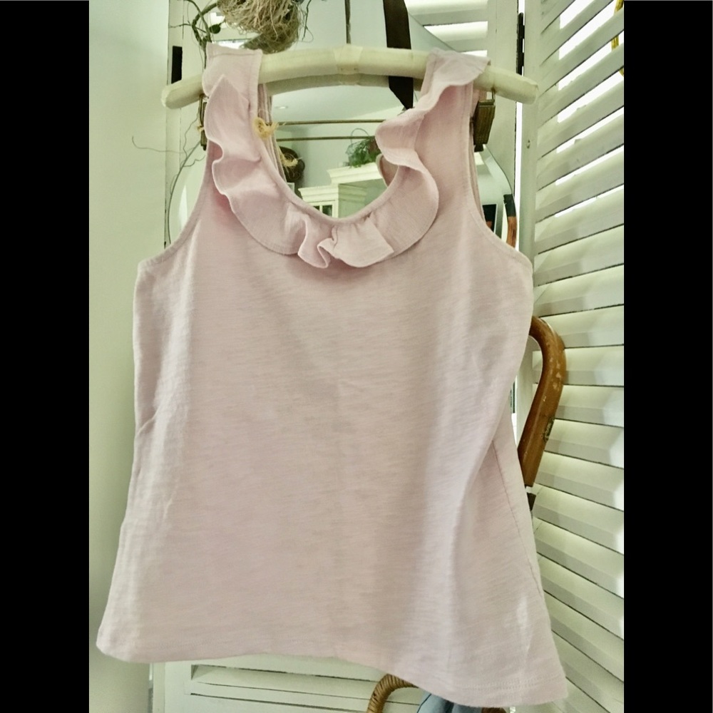 GAP | Scoop Neckline Ruffled Tank - Picture 3 of 4